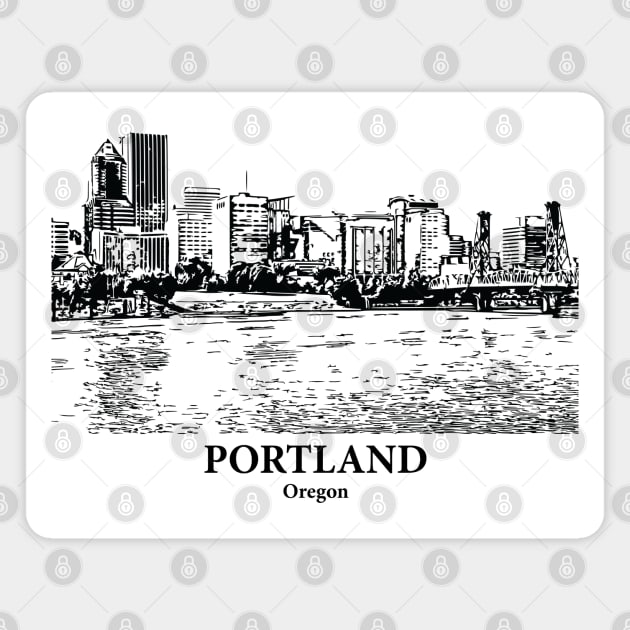 Portland - Oregon Magnet by Lakeric